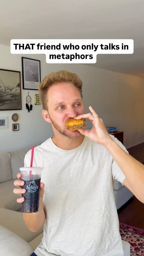 Instagram post by @stephenrigatoni for Arby's. Caption reads: #ad #ArbysPartner @arbys is sliding into dms with....