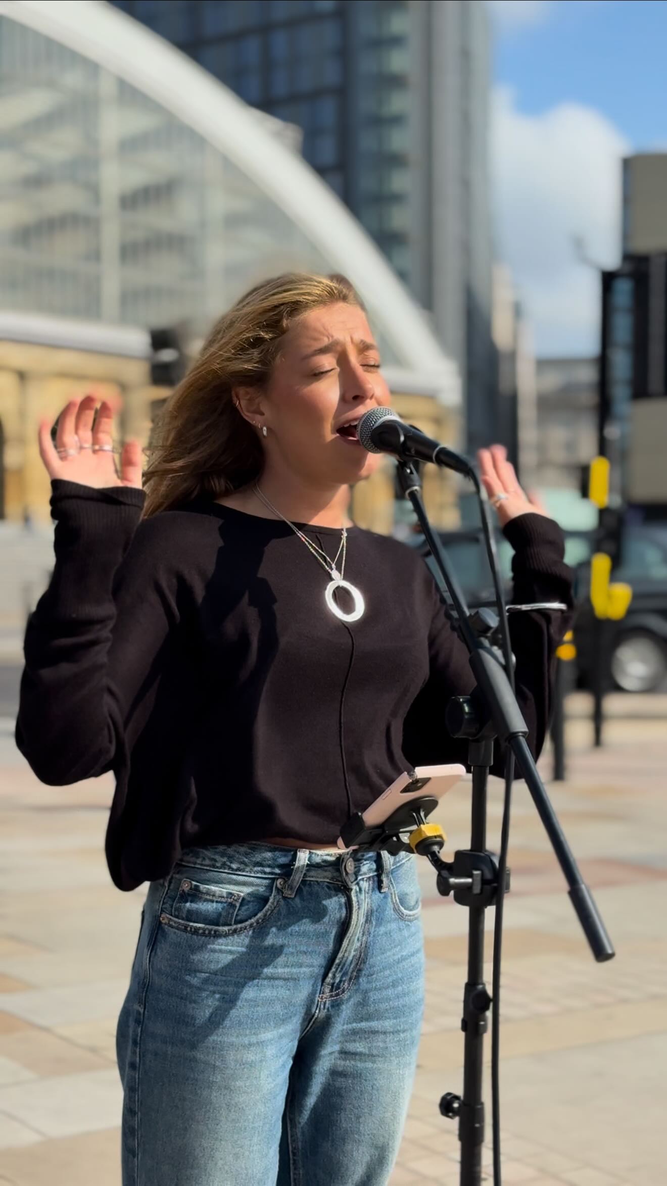 Instagram post by @ambermasonmusic for Trainline. Caption reads: Did you know trainline could help you get repaid....