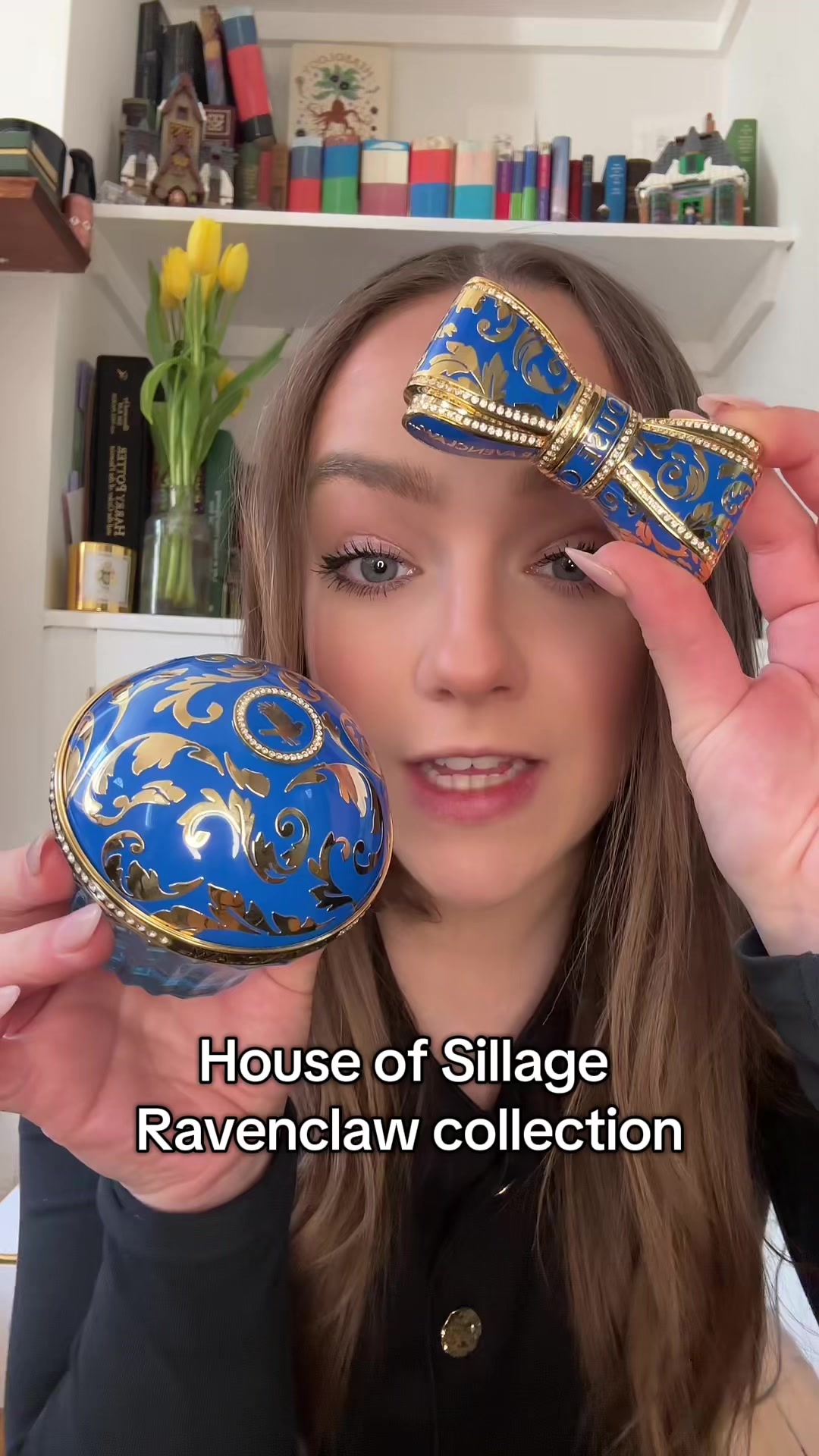 TikTok post by @eve_edmunds for House Of Sillage. Caption reads: [...] my hogwarts house pride with the....