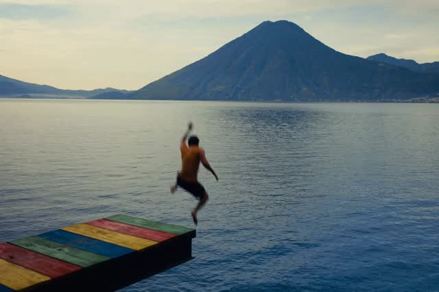 Instagram post by @tootripsy for Musicbed. Caption reads: Guatemala in 20 seconds - cinematic moments from....