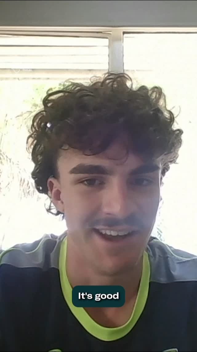 Instagram post by @cricketcomau for Qantas. Caption reads: [...] of watching fellow quicks highlights @qantas....