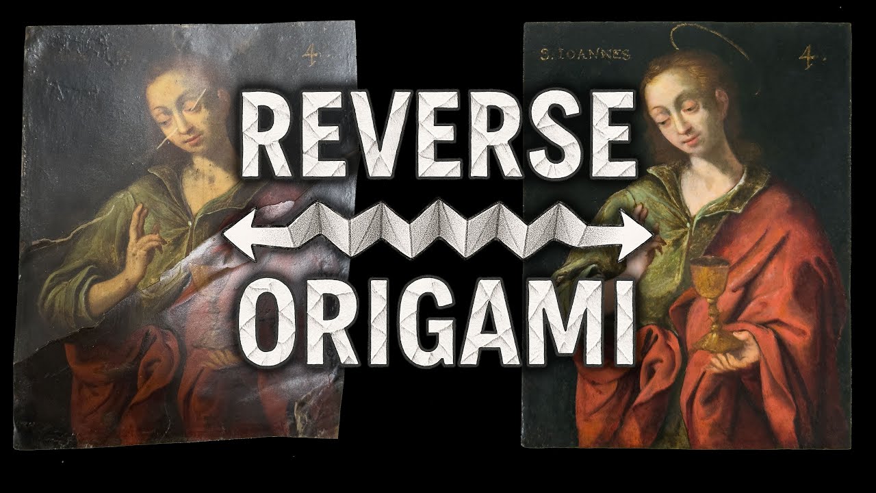 YouTube post by @BaumgartnerRestoration for Squarespace. Caption reads: Reverse Origami.