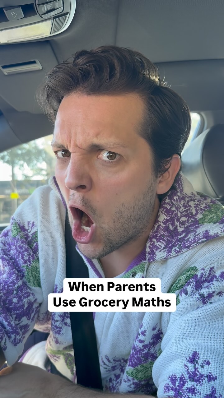 Instagram post by @seanszeps for Everyday Rewards. Caption reads: There’s maths... and then there’s grocery....