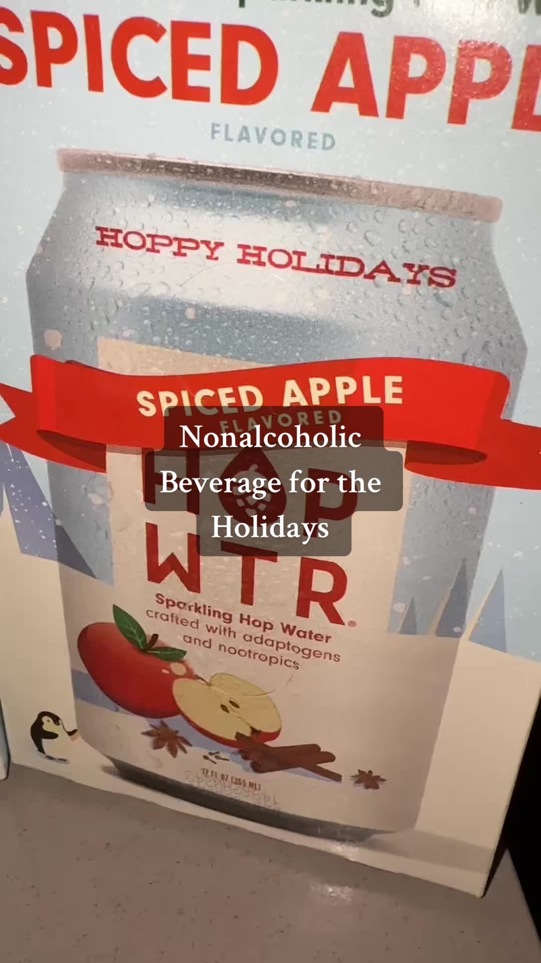 TikTok post by @ugcenchantress for Hopwtr. Caption reads: Replying to @MercedessMomentsShop @HOP WTR is the....