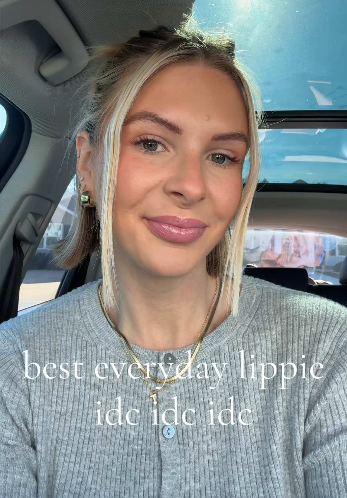 TikTok post by @alyssamhoward for COVERGIRL. Caption reads: @COVERGIRL outlast lip stain in the [...].
