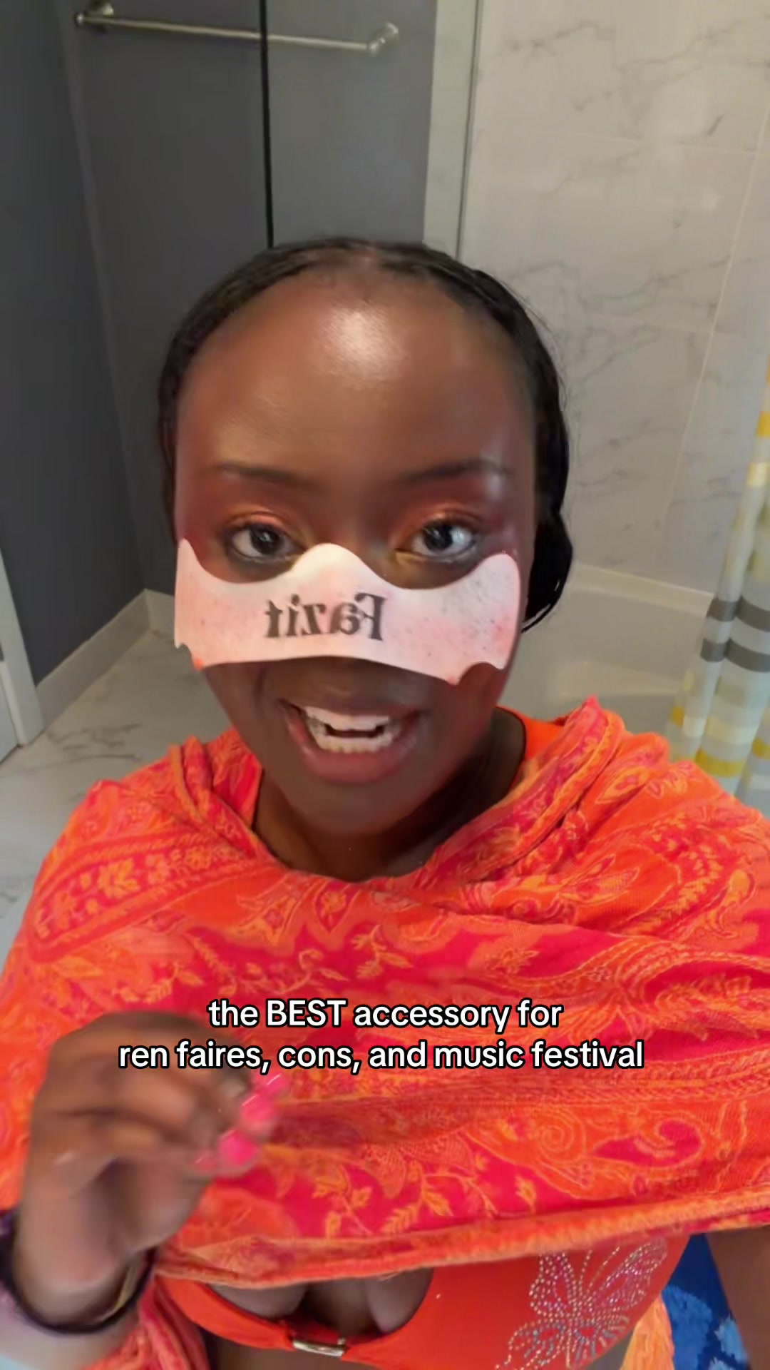 TikTok post by @lifeoftnn for Fazit. Caption reads: i swear by the @Fazit glitter freckles to add some....