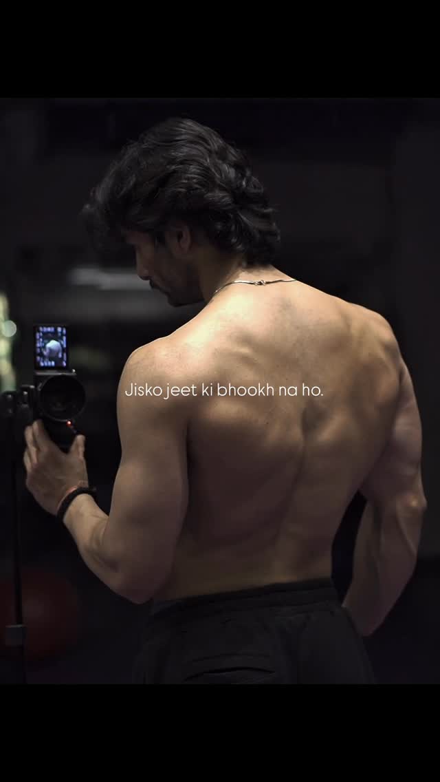 Instagram post by @iam_adivya for MuscleBlaze. Caption reads: Stay hungry.🐺

Biozyme whey from @muscleblaze....