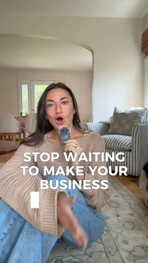 Instagram post by @katerobbllc for Tailor Brands. Caption reads: [...] @tailor is here to help! Search “Tailor....