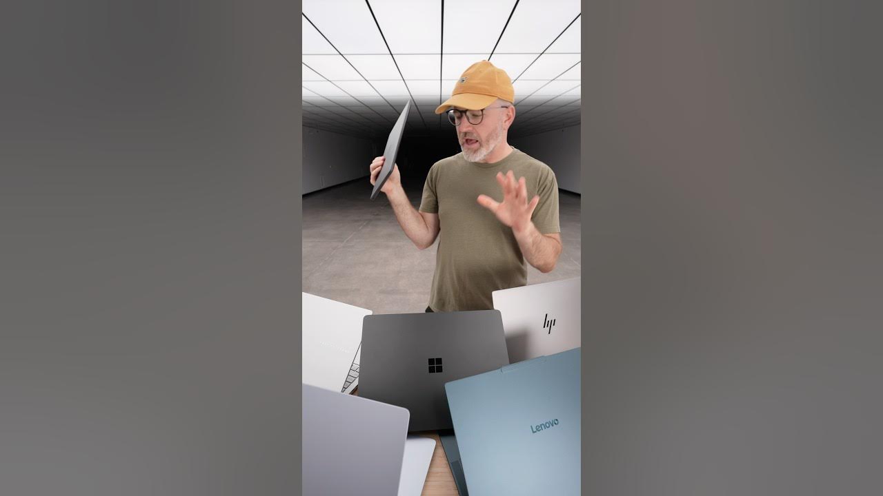 YouTube post by @unboxtherapy for Qualcomm. Caption reads: Which Snapdragon Laptop Will You Choose?.