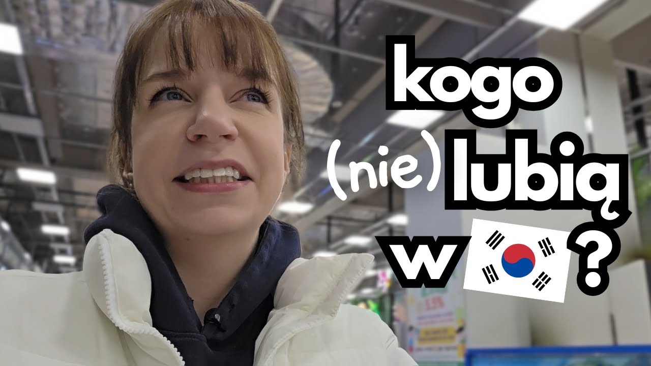 YouTube post by @pierogizkimchi for empik. Caption reads: Who do Koreans (dis)like? Korean Vlog.