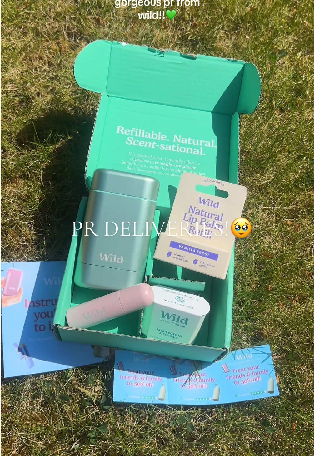 TikTok post by @hannahcaughtryy for PurePatch. Caption reads: [...] eye masks! shop via the tt shop link!....