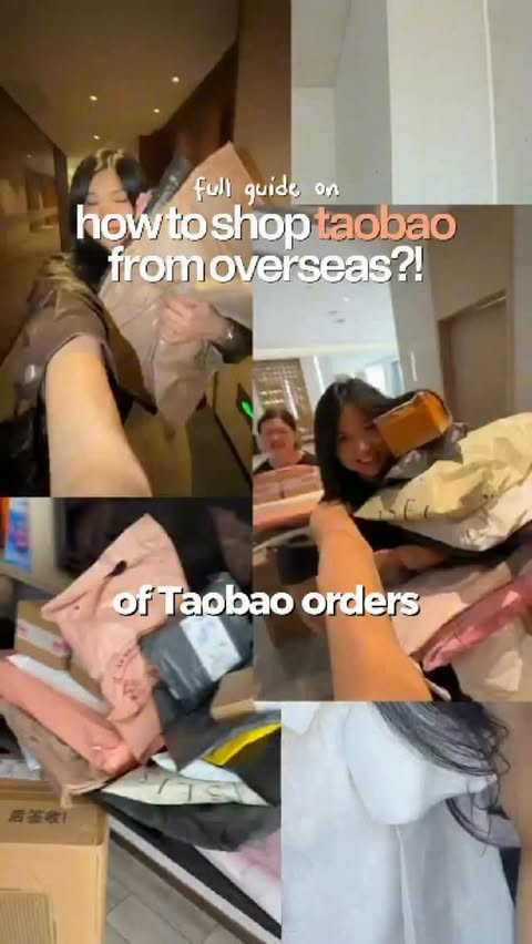 Instagram post by @kellyfeasts for Taobao. Caption reads: Full guide on how to shop from Taobao from....