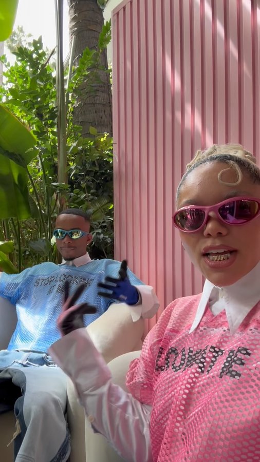 Instagram post by @partyoftwo for People Magazine. Caption reads: #ad thanks @people and @elfcosmetics for having....