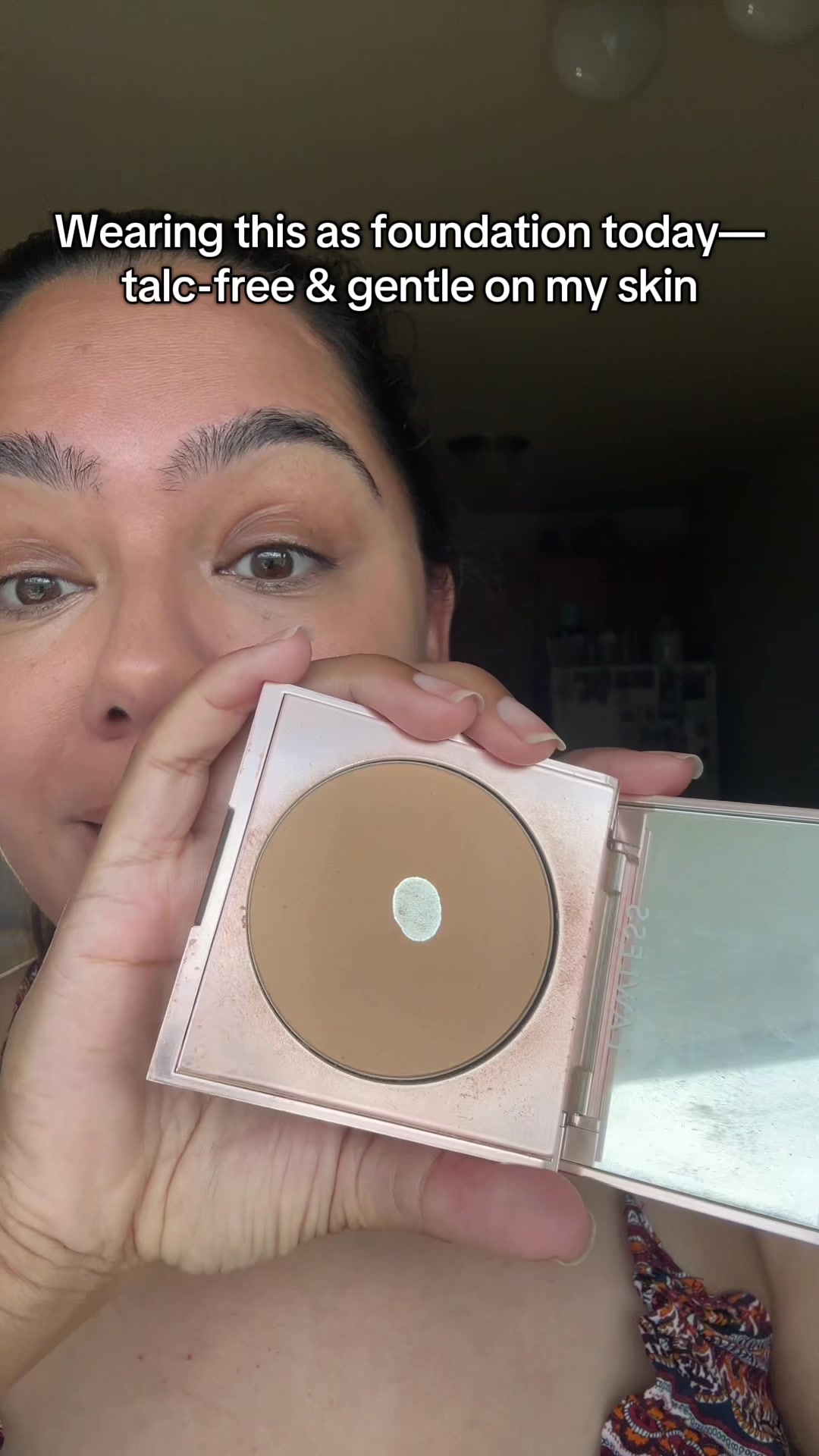 TikTok post by @thenotarichgirl for LAWLESS Beauty. Caption reads: [...] Powder in Medium. @LAWLESS Beauty....