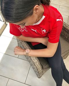 Instagram post by @leonita.x for PAUL HEWITT. Caption reads: [...] 🇨🇭 @granitxhaka....