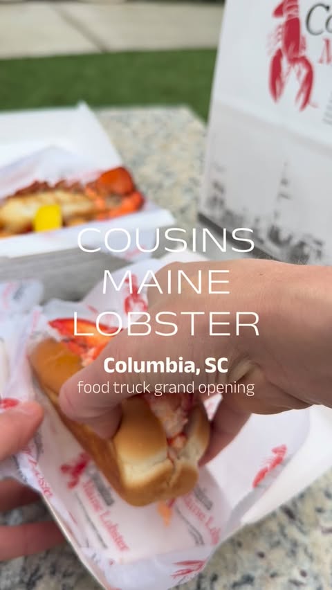 Instagram post by @phisgoodeats for Cousins Maine Lobster. Caption reads: [...] #ad 🦞 that’s right!! @cousinsmainelobster....