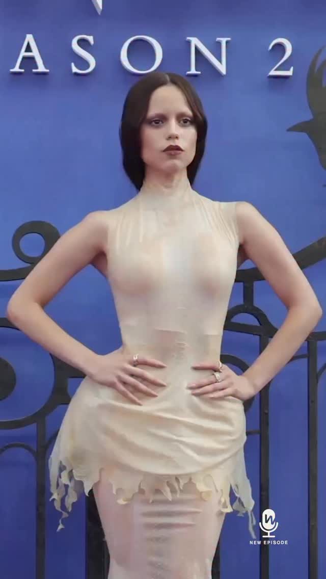 Instagram post by @hillarykerr for Who What Wear. Caption reads: “This is what it needs to give.” @jennaortega’s....