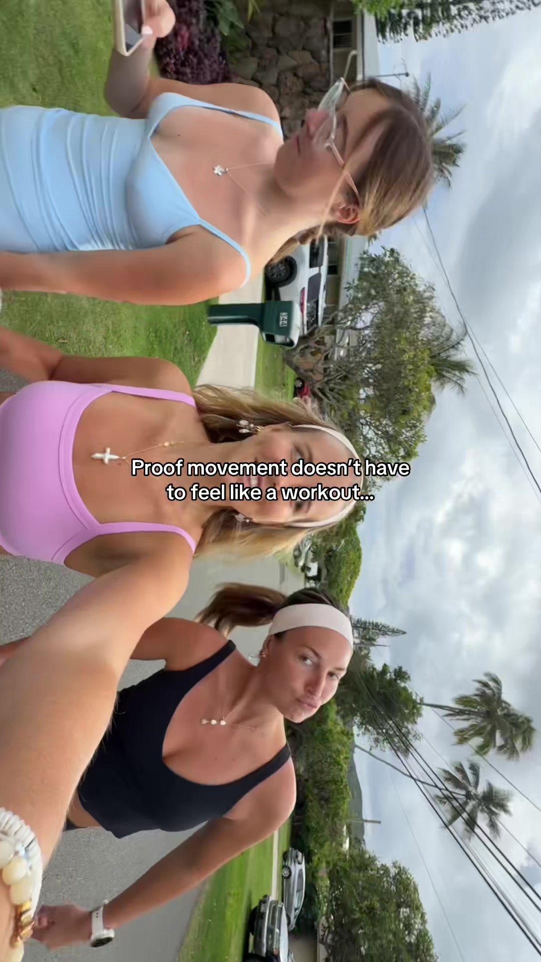 TikTok post by @kenz.afterhours for Bala. Caption reads: Strutting down the street in our @BALA US ALWAYS....