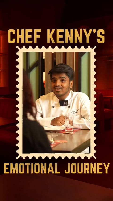 Instagram post by @kenny_theteenmasterchef for Barbeque Nation. Caption reads: Kenny has a confession:
He catches feelings.
Not....