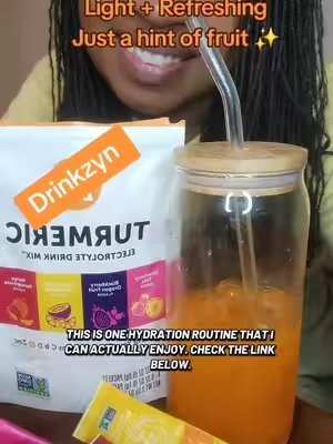 TikTok post by @beholdella for Drink ZYN. Caption reads: [...] back in my hydration routine. @Drink ZYN....
