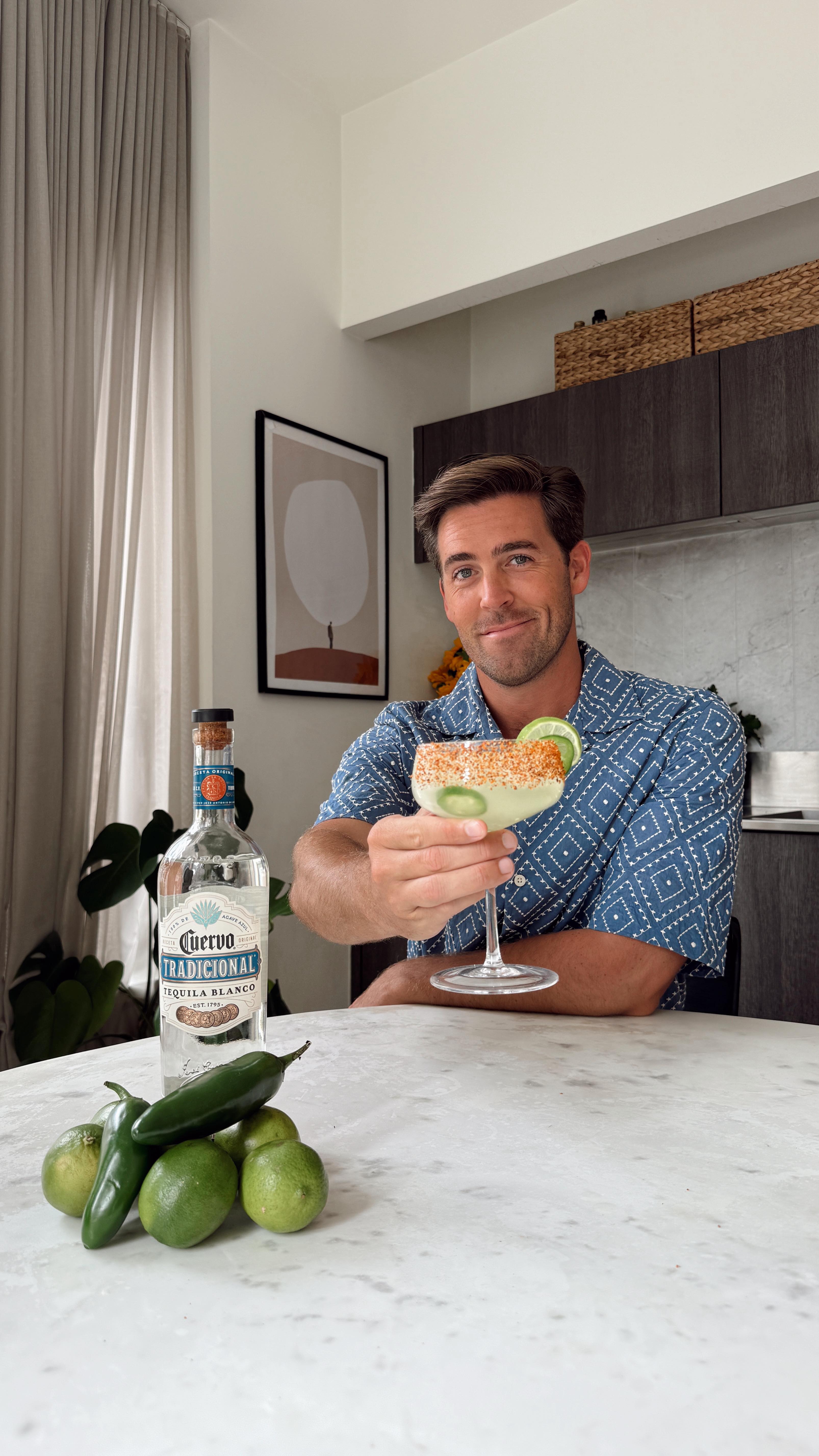 Instagram post by @johnphilp3 for Jose Cuervo. Caption reads: #CuervoPartner Shaking things up & keepin’ it....