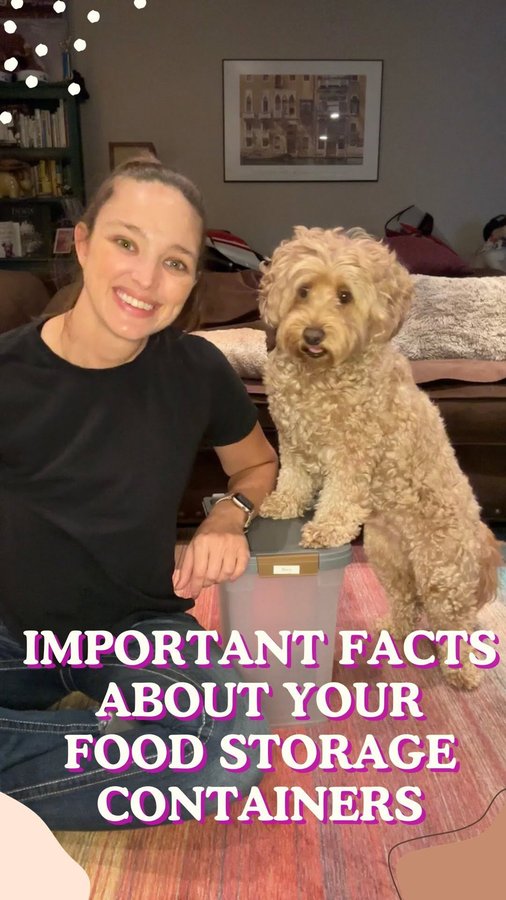 Instagram post by @tailswithnicole for ZIWI Pet Food. Caption reads: 💡 Your dog’s food bag actually has an important....