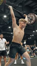 Instagram post by @rossedgley for PhD Nutrition. Caption reads: @john_moffat2005  from team @phdnutrition hitting....