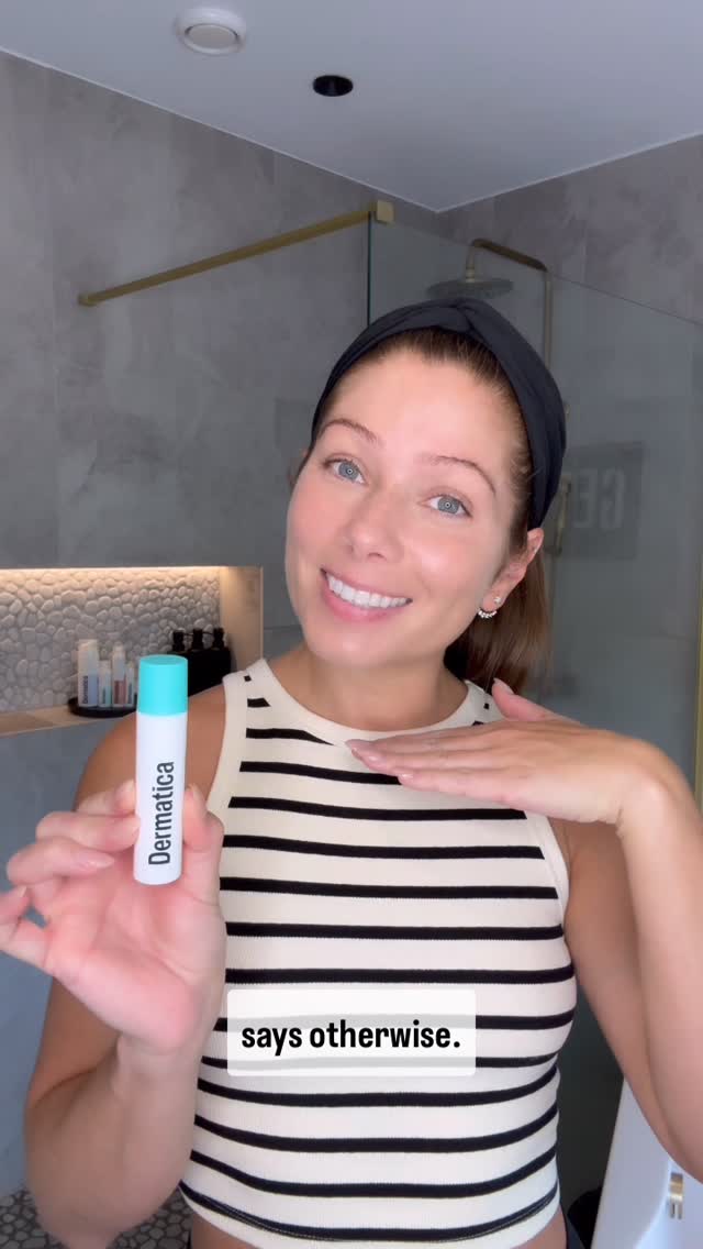 Instagram post by @niknaksanderson for Dermatica. Caption reads: The ultimate before and after 🤩

As you can see,....