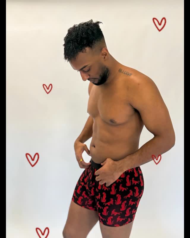 Instagram post by @hakeem.moulton for MeUndies. Caption reads: [...] undefeated. . . . . . . . . . #ad....