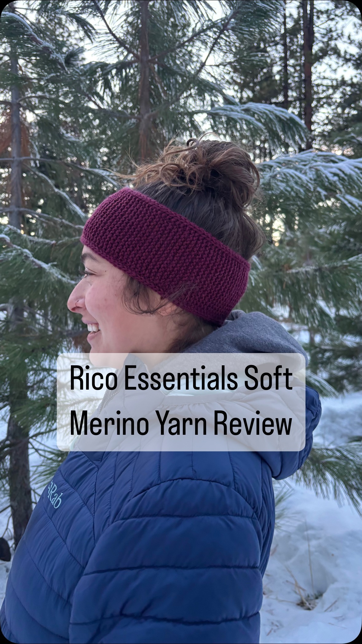 Instagram post by @alexjames_fiber for Universal Yarn. Caption reads: [...] Essentials Soft Merino or any other....