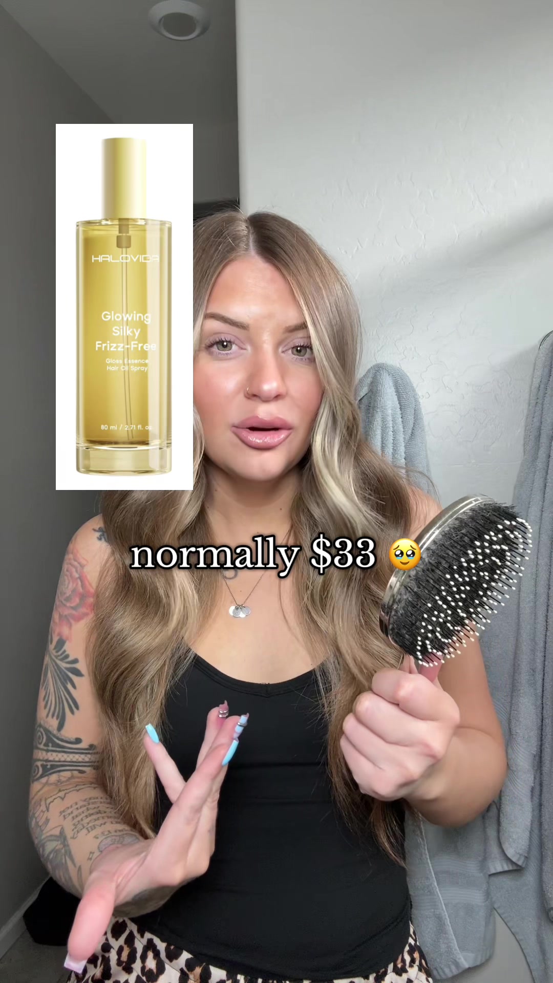 TikTok post by @mammagonz for Halovida. Caption reads: [...] for today for a chance to win a free....