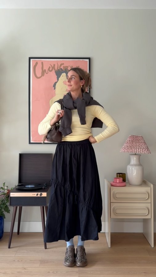 Instagram post by @maisiereid for Colorful Standard. Caption reads: At home with @colorfulstandard 🤎🧈 my picks and....