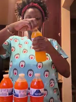 TikTok post by @dejamarrrie for Drink ZYN. Caption reads: @Drink ZYN Turmeric Wellness so yummy 🍋🥭 [...].