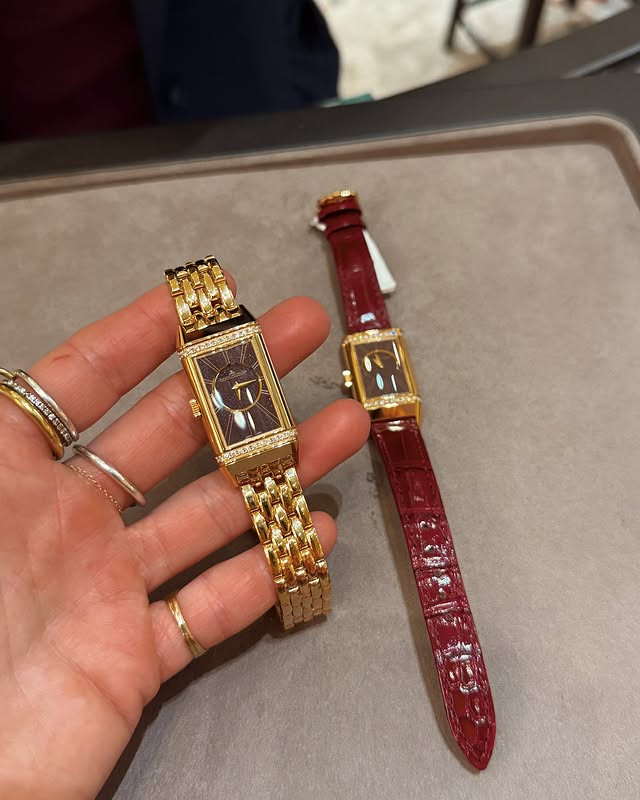 Instagram post by @georgiabenj for Jaeger-LeCoultre. Caption reads: [...] where precision meets artistry at....