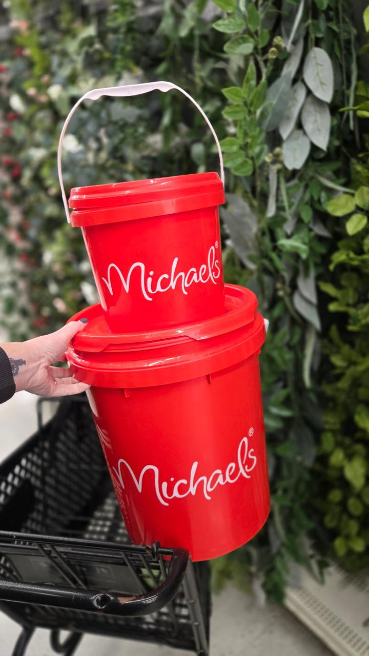 Instagram post by @hip2save for Michaels Stores. Caption reads: Perfect for making the cutest gift basket or for....