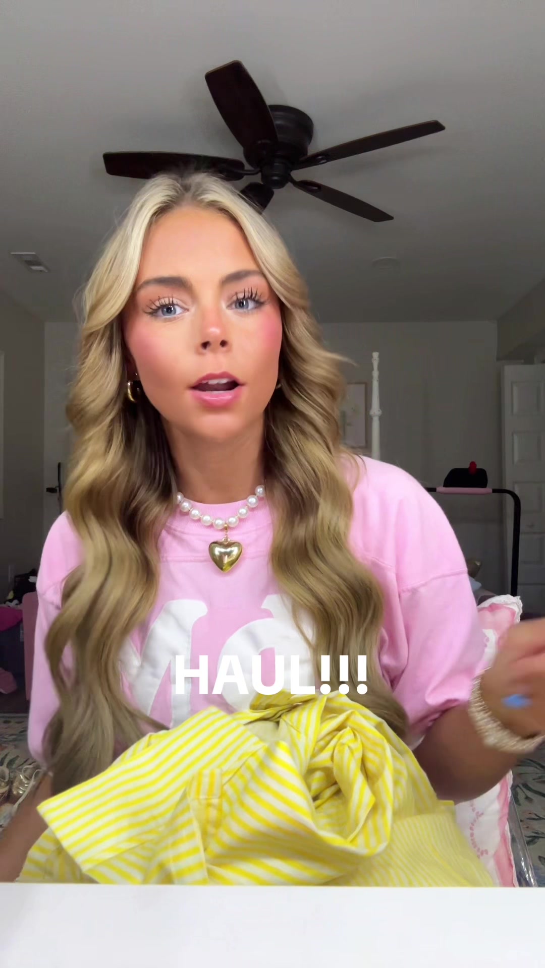 TikTok post by @liliannahope for One Size. Caption reads: Collective haul timeeee!!!! ☺️💗@shopfancyyy....