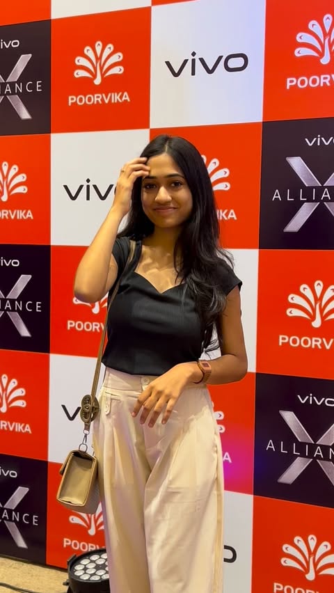 Instagram post by @shreefeatures for Poorvika. Caption reads: Vivo x300 pro launch ✨

(Vivo’s X....