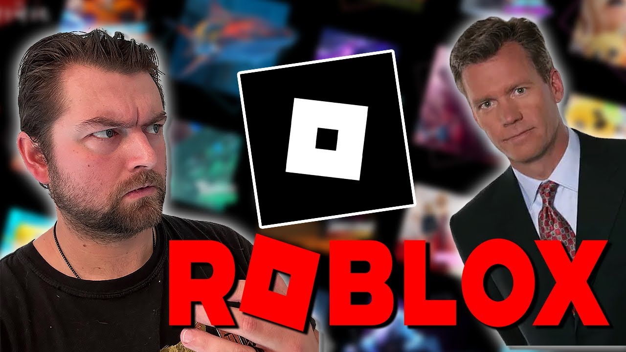 YouTube post by @historyofeverythingpodcast for TrovaTrip. Caption reads: The Dark Predatory Side of Roblox.