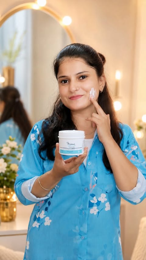 Instagram post by @mom_of_siya_dhanvi for Fixderma. Caption reads: [...] & very dry skin? 💧✨ I’ve been using....
