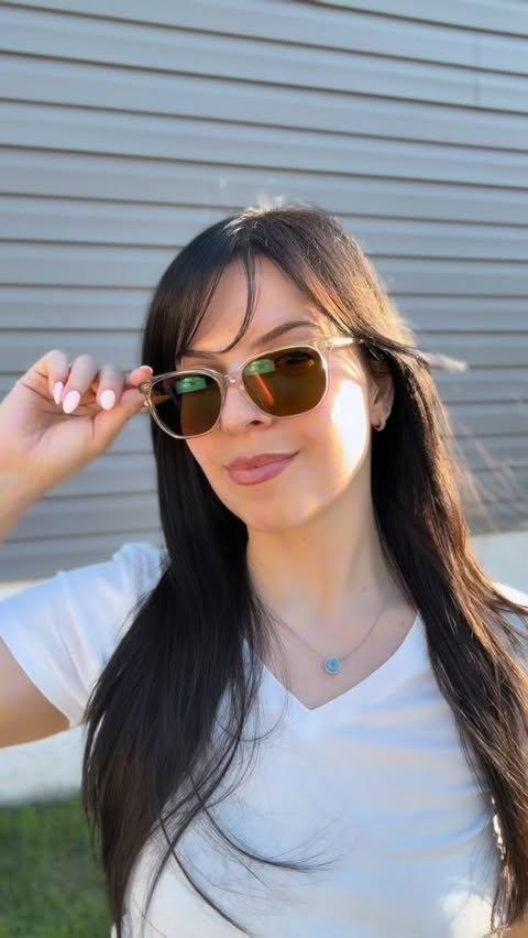 Instagram post by @esrabrownn for Zenni. Caption reads: [...] these prescription sunglasses from....