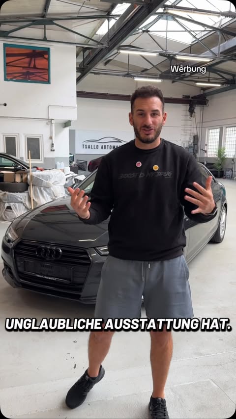 Instagram post by @turbotsallo for CarVertical. Caption reads: Werbung :.