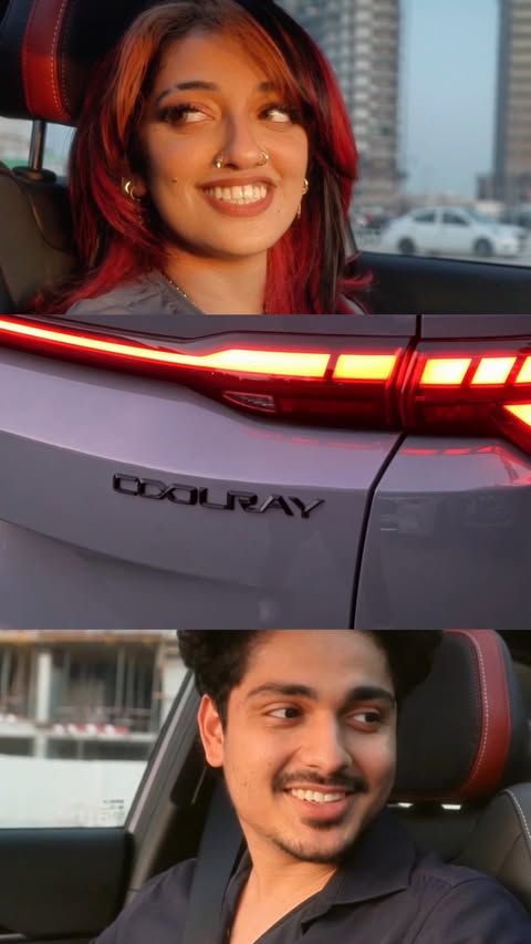 Instagram post by @sazzybaer for Geely. Caption reads: The @geely.uae Coolray would never disappoint! It....
