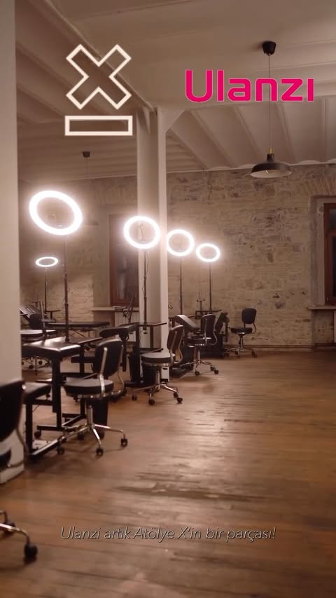 Instagram post by @ulanzi_turkiye for Ulanzi. Caption reads: [...] her şeyi değiştirir. 
Ulanzi artık Atölye....