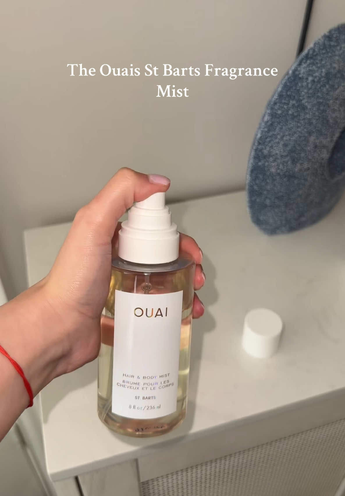 TikTok post by @psychictexas for OUAI. Caption reads: [...] so refreshing I’m obsessed @THE OUAI #fyp....