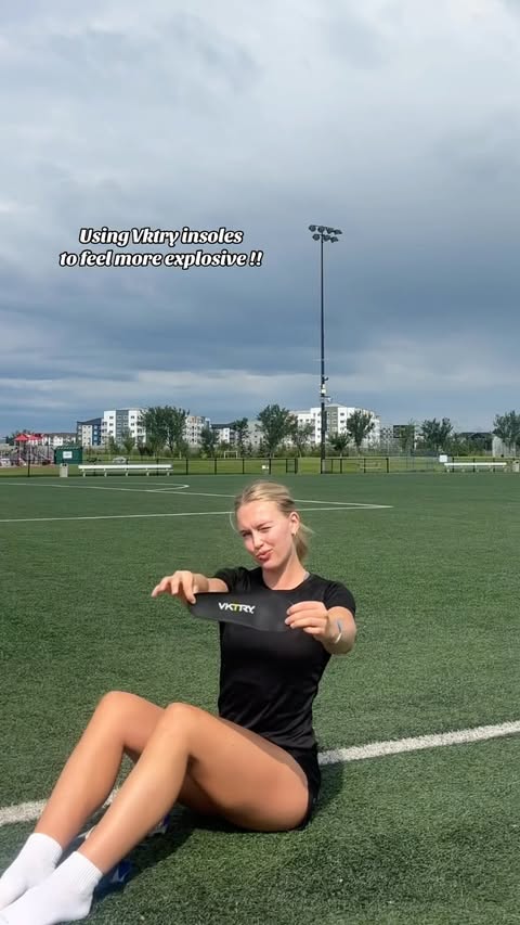 Instagram post by @edenbretzer for VKTRY Gear. Caption reads: Change of direction made easier with VKTRY!....