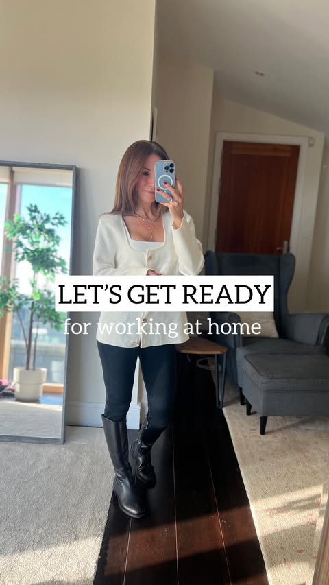 Instagram post by @5ft_fashion_fairy for Sinead Keary. Caption reads: [...] off (#ad)
Boots @duoboots 
Cardigan....