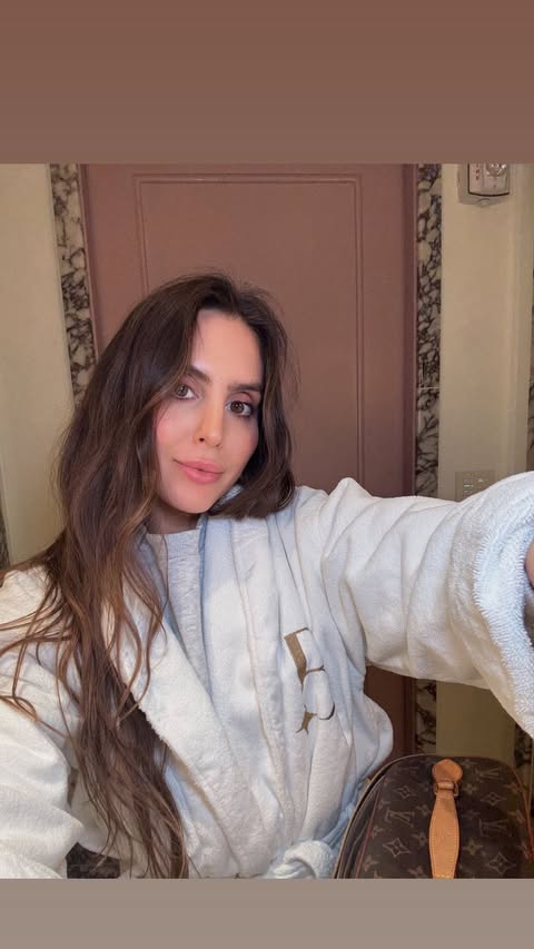 Instagram post by @itsjennarennert for Caudalie. Caption reads: [...] for YEARS—since my editor days🖤....