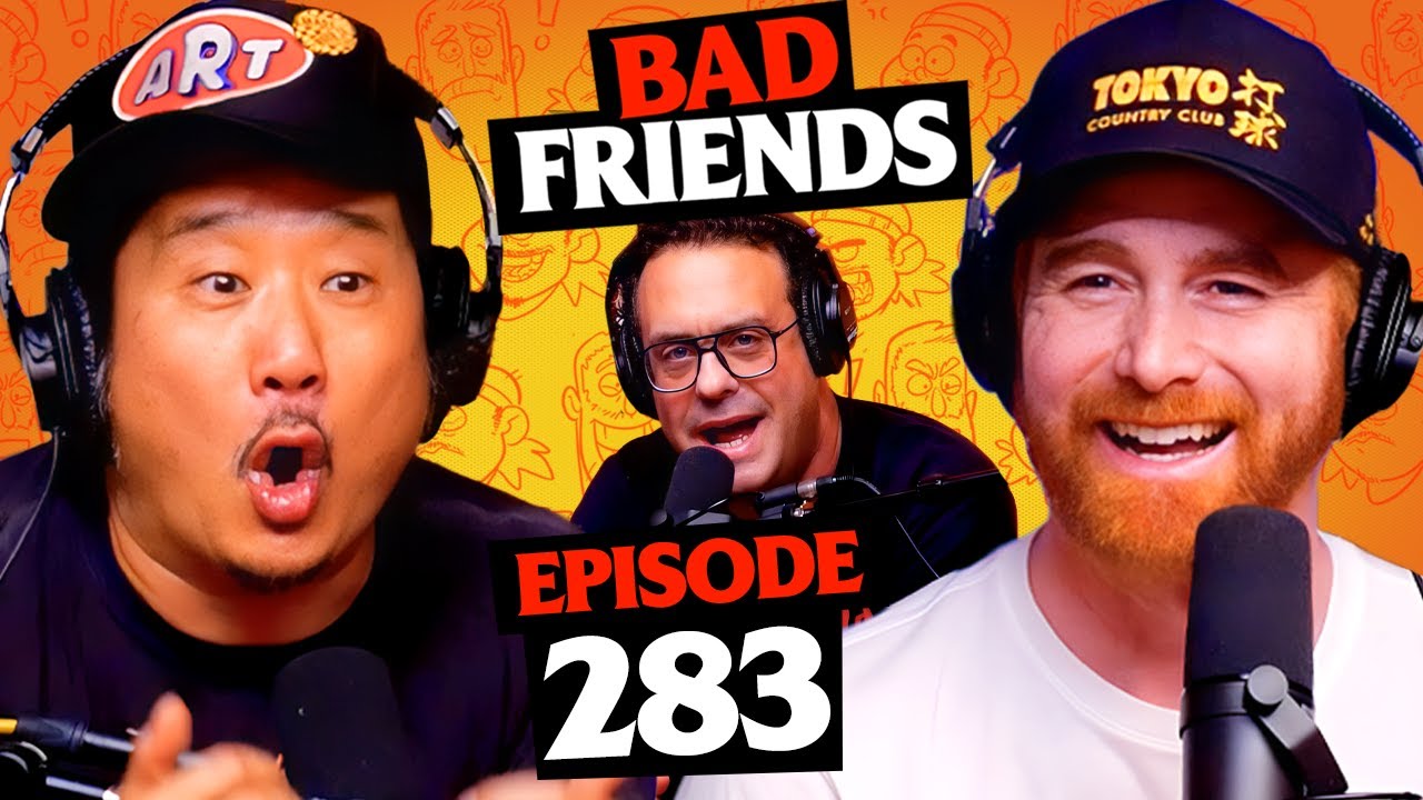 YouTube post by @BadFriends for Acorns. Caption reads: The Vile Horrendous w/ Joe DeRosa | Ep 283 | Bad....