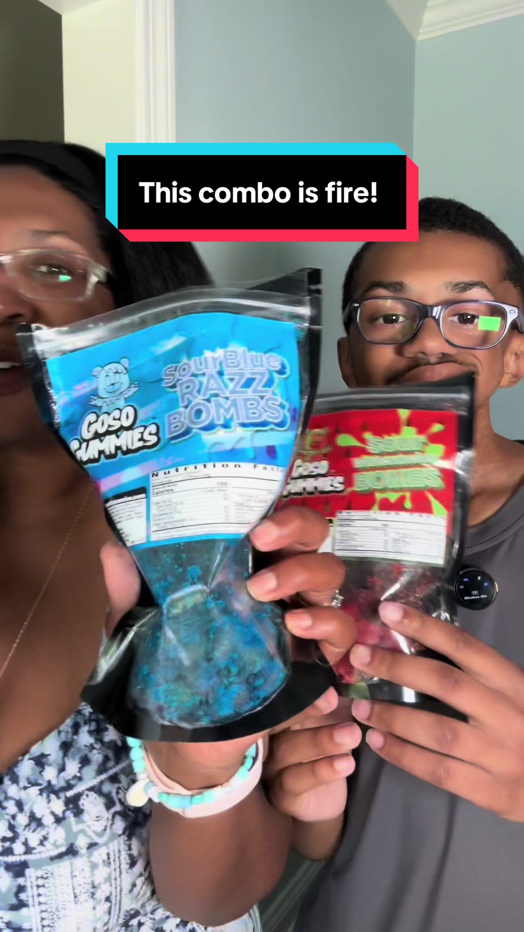TikTok post by @the.quiet.hustler5 for Goso Gummies. Caption reads: [...] #watermeloncandy #sourwatermelon @Goso....