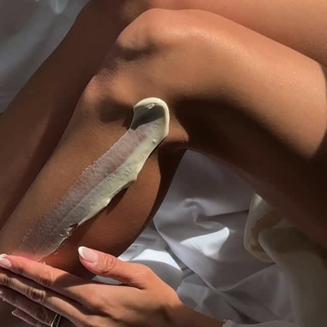 Instagram post by @lailahasanovic for Matas. Caption reads: [...] scents make selfcare feel like a ritual....